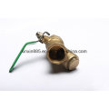 Brass Ball Valve with Strainer